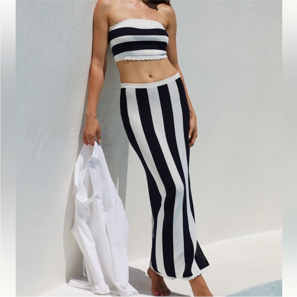 Anthropologie Striped Matching Set